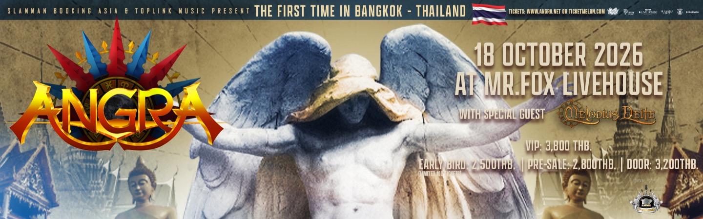 ANGRA “The First Time in Bangkok” - Thailand 2026