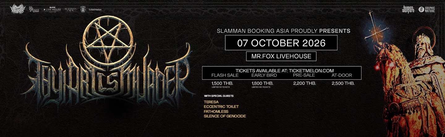 Thy Art is Murder Live in Bangkok 2026