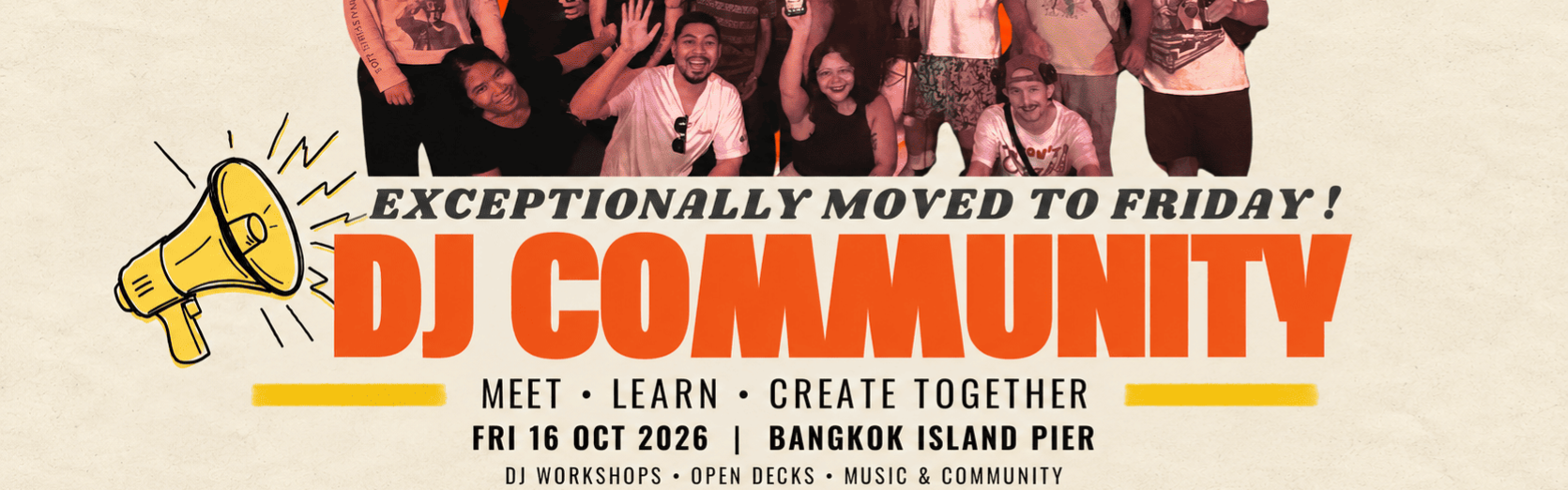 DJ COMMUNITY - FRI 16/10