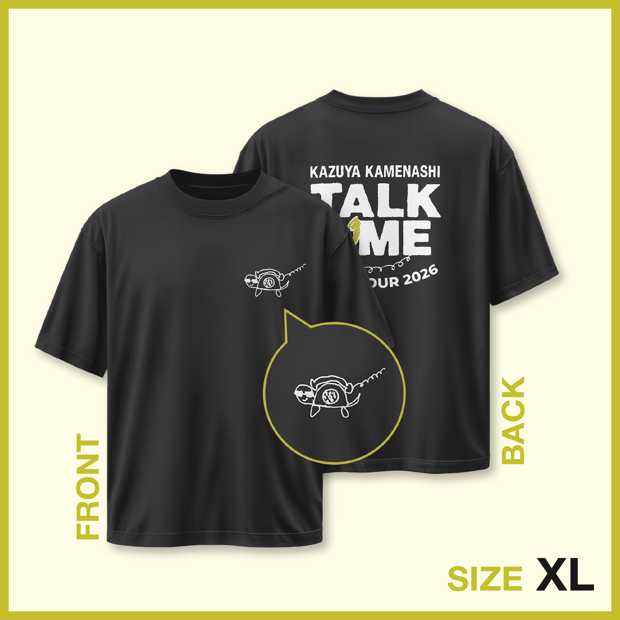 Kazuya Kamenashi TALK ME TOUR 2026 Tシャツ Pre Order Official Goods 